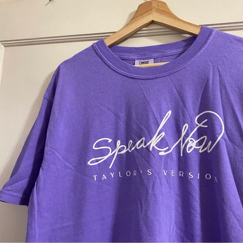 NWT Comfort Colors Speak Now Taylor’s Version Purple Handmade Unisex T-Shirt Tee